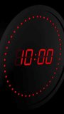 Animation of red digital timer changing on black background. Time, digital interface and data processing concept digitally generated video. - Powered by Shutterstock - Get 15% off with code: PIKWIZARD15