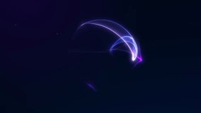 Abstract glowing energy sphere with blue and purple plasma waves and fluid light reflections. Futuristic 4K loop animation. - Powered by Shutterstock - Get 15% off with code: PIKWIZARD15