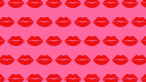 Sweet lip kiss background illustration video. - Powered by Shutterstock - Get 15% off with code: PIKWIZARD15