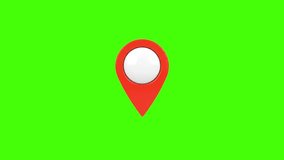 Animated 3D Map Location Pin Icon: Green Screen, Black Screen, and White Screen Stock Footage - Powered by Shutterstock - Get 15% off with code: PIKWIZARD15
