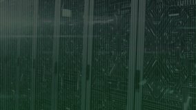 Green binary digits emerging from server cabinets and streaming downward to visualize data flow. Technology, data, cybersecurity, digital, innovation, network, abstract - Powered by Shutterstock - Get 15% off with code: PIKWIZARD15