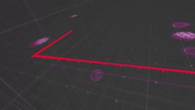 Opening 3D grid starting red axis pivoting bar chart animating, code updating, visualizing data. Data visualization, digital analytics, 3d graphics, data trends, programming interface, futuristic - Powered by Shutterstock - Get 15% off with code: PIKWIZARD15