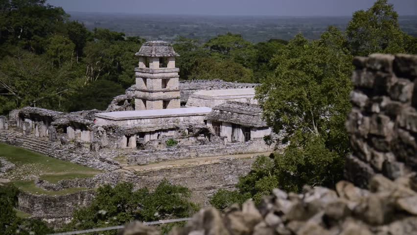 Old Ruins in the jungle of Palenque