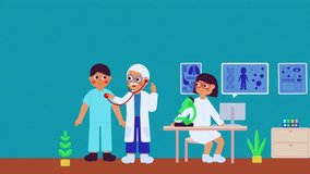 A dedicated medical team stands united in front of a modern hospital building, showcasing healthcare professionals, hospital infrastructure, and collaborative medical care.

 - Powered by Shutterstock - Get 15% off with code: PIKWIZARD15