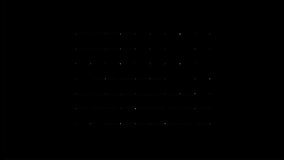 Video overlay template with basic geometry element ideal as a futuristic title intro or overlay for tech sci-fi blockchain and digital interface themed videos - Powered by Shutterstock - Get 15% off with code: PIKWIZARD15