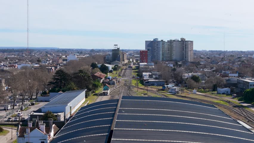 Rail station in the city of Mar del Plata, Argentina