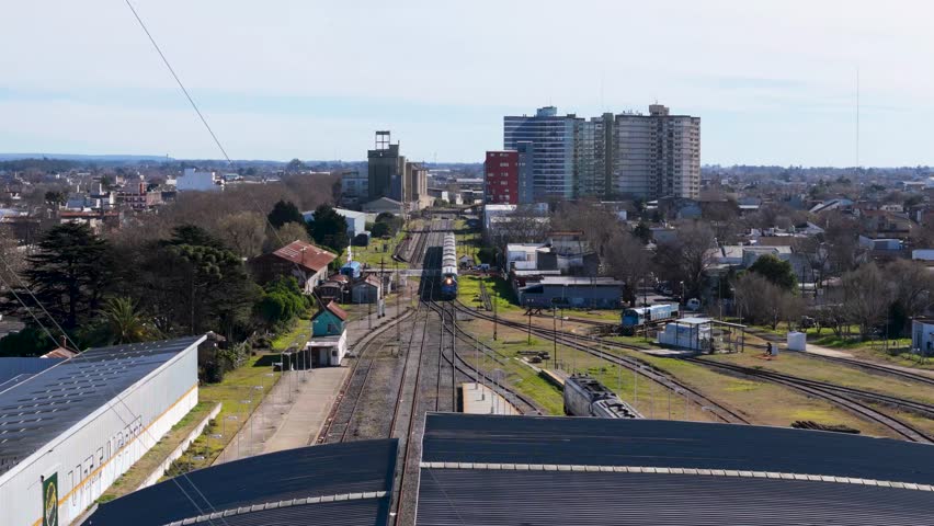Rail station in the city of Mar del Plata, Argentina