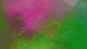 Colorful abstract background with pink and green nebula clouds, perfect for digital art, motion design, and futuristic visual projects. - Powered by Shutterstock - Get 15% off with code: PIKWIZARD15