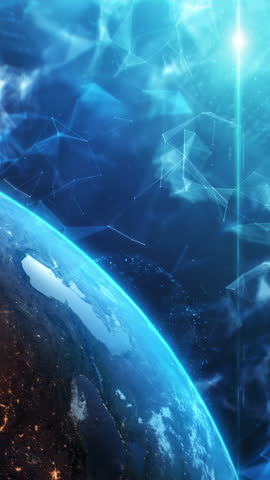 Global Artificial Intelligence | Neural Network — Looped Vertical Background