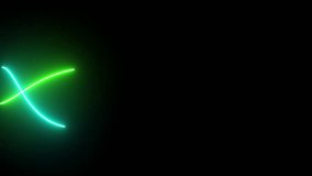 Mesmerizing neon light trails dance in the darkness with green and cyan glow - Powered by Shutterstock - Get 15% off with code: PIKWIZARD15