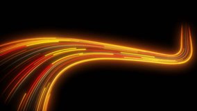 High speed orange line abstract technology background digital fiber hi tech concept. speed light line motion blur on dark background, data transfer simulation. - Powered by Shutterstock - Get 15% off with code: PIKWIZARD15