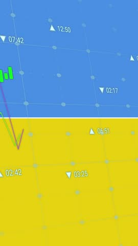 Animation of data processing over hands and flag of ukraine. ukraine crisis and international politics concept digitally generated video.
