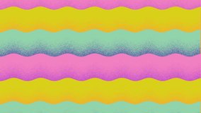 Colorful pink, yellow and blue waves slowly move in opposite directions creating a wave-like effect. - Powered by Shutterstock - Get 15% off with code: PIKWIZARD15