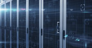 Opening rack view spawning overlays materializing telemetry, updating gauge for monitoring. Technology, data, analytics, cybersecurity, digital, innovation, network - Powered by Shutterstock - Get 15% off with code: PIKWIZARD15