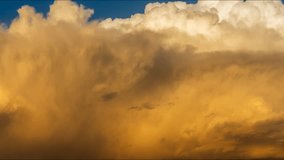 Fluffy cumulus clouds drift gently across a bright blue sky, creating peaceful atmospheric motion and capturing the calm, natural beauty of a clear summer day - Powered by Shutterstock - Get 15% off with code: PIKWIZARD15