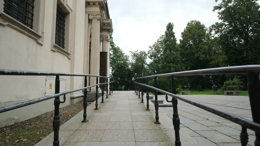 Gniezno Cathedral Facade The Main Touristic Place In Gniezno