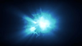 Blue Energy Explosion Light Burst Sci-Fi Effect On Black Background - Powered by Shutterstock - Get 15% off with code: PIKWIZARD15