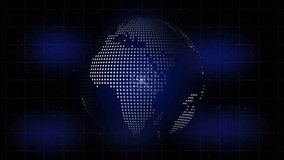 Global business strategy success icons pyramid with target gears growth chart businessman world globe megaphone on digital network background - Powered by Shutterstock - Get 15% off with code: PIKWIZARD15