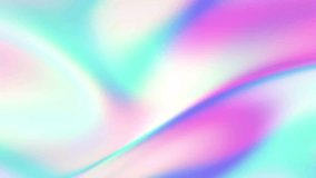 4k Resolution Video: Smooth Pastel Abstract Background With Soft Gradient Waves In Pink, Blue, And Mint Tones. Seamless Looped Animation Elegant Holographic Texture - Powered by Shutterstock - Get 15% off with code: PIKWIZARD15