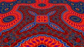 Colorful kaleidoscope mandala animation with radial symmetry and psychedelic motion. Seamless loop for VJ backgrounds, meditation visuals, stage projection, music performances, and immersive art  - Powered by Shutterstock - Get 15% off with code: PIKWIZARD15