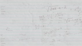 Camera fixing on paper while luminescent numbers floating, bars underlining, visualizing math. Mathematics, analytics, visualization, mindset, education, creative, technology - Powered by Shutterstock - Get 15% off with code: PIKWIZARD15