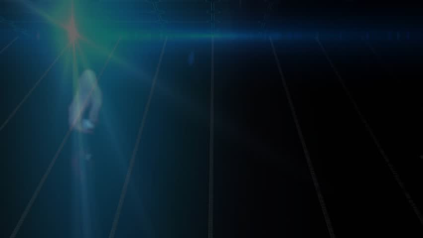 Blurred hand entering frame from left releasing three dice bouncing on grid to show random roll. Dynamic, chance, probability, gaming, reflection, cinematic, contemporary - Powered by Shutterstock - Get 15% off with code: PIKWIZARD15