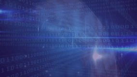 Floating user icon extending line and spawning network branches around globe amid scrolling code. Technology, connectivity, digital, innovation, cyberspace, data, communication - Powered by Shutterstock - Get 15% off with code: PIKWIZARD15