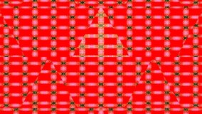 Abstract animated video featuring a bright blue kaleidoscopic geometric pattern layered with large textured triangles that shift in color and motion, creating dynamic visual energy. - Powered by Shutterstock - Get 15% off with code: PIKWIZARD15