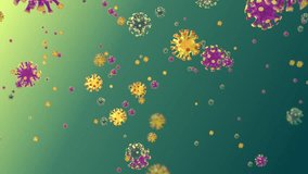 2K 60FPS Microscopic Virus Particles Floating in Depth — Abstract Medical 3D Background Animation - Powered by Shutterstock - Get 15% off with code: PIKWIZARD15