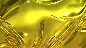 Metallic Cloth Animation: This 4K animation showcases the beauty of a golden metallic fabric as it moves and folds. The soft, fluid movements create a mesmerizing visual. - Powered by Shutterstock - Get 15% off with code: PIKWIZARD15