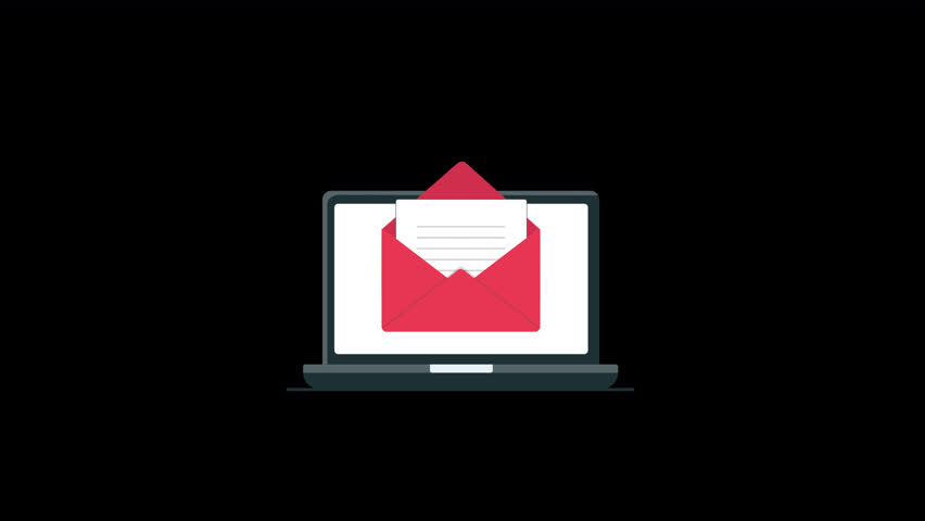 Email Marketing Newsletter Concept Animation Video - Transparent - Powered by Shutterstock - Get 15% off with code: PIKWIZARD15