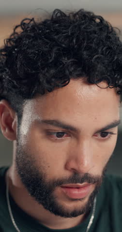 Face, business and man in office, smile and copywriting with career ambition, about us and pride. Happy person, content writer and journalist in workplace, magazine editor and creative agency