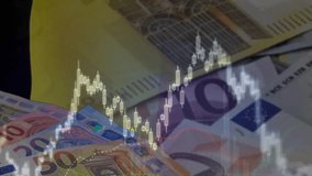 The Belgian flag, euro bills (EUR), and stocks. Symbolizing Intersection of National Economy, Global Markets, and Investment. Belgium's Stock Market and Currency - Powered by Shutterstock - Get 15% off with code: PIKWIZARD15