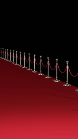 Animation of fashion drawing of model on red carpet. fashion design, fashion show and clothing concept digitally generated video.