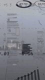 Animation of financial data processing and statistics over cityscape. Business, finance and data processing concept digitally generated video. - Powered by Shutterstock - Get 15% off with code: PIKWIZARD15