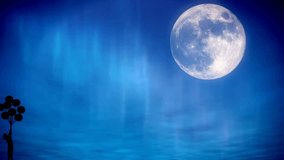 The silhouette of a boy is dramatically lifted into the moon-lit night sky by a cluster of tethered balloons. This magical and imaginative animation symbolizes childhood dreams, freedom, fantasy, esca - Powered by Shutterstock - Get 15% off with code: PIKWIZARD15