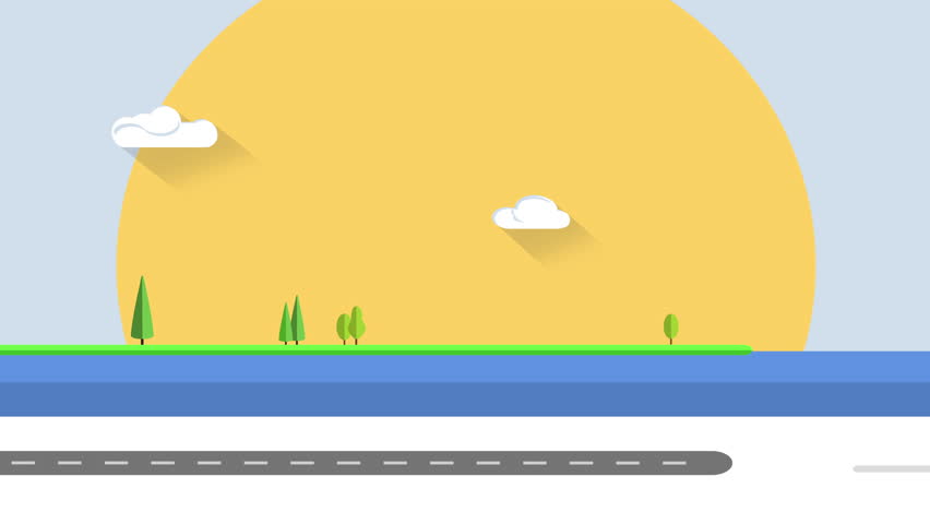 2D Animation of travel concept 2026