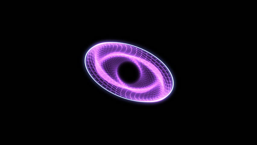 Circle Spiral Audio Reactive Purple Animation Loop