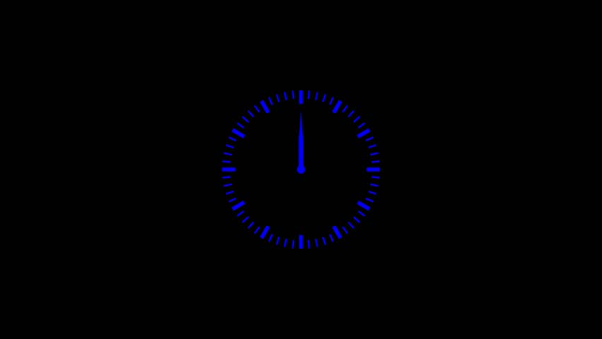 Minimalist animated clock with fast-moving hands symbolizes speed, deadline, time management, and urgency. Perfect 4K motion graphic loop. - Powered by Shutterstock - Get 15% off with code: PIKWIZARD15
