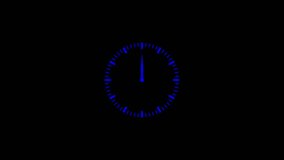 Minimalist animated clock with fast-moving hands symbolizes speed, deadline, time management, and urgency. Perfect 4K motion graphic loop. - Powered by Shutterstock - Get 15% off with code: PIKWIZARD15