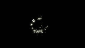 Golden glowing glitter stars, sparkle trail animation, fairy dust effect, shimmering light particles, magic sparkle line, glitter transition, star twinkle, seamless loop 4k. - Powered by Shutterstock - Get 15% off with code: PIKWIZARD15
