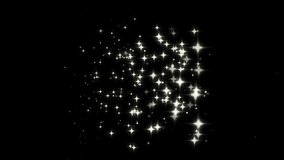 Golden glitter sparkle trail, shimmering particles transition, fairy dust magic glow, twinkling stars animation, shining sparkle burst on black screen background. 4k - Powered by Shutterstock - Get 15% off with code: PIKWIZARD15