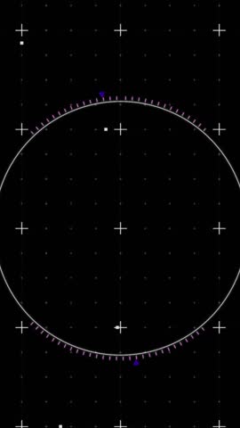 Scope scanning over multiple nft symbols floating against black background. crypto art and technology concept