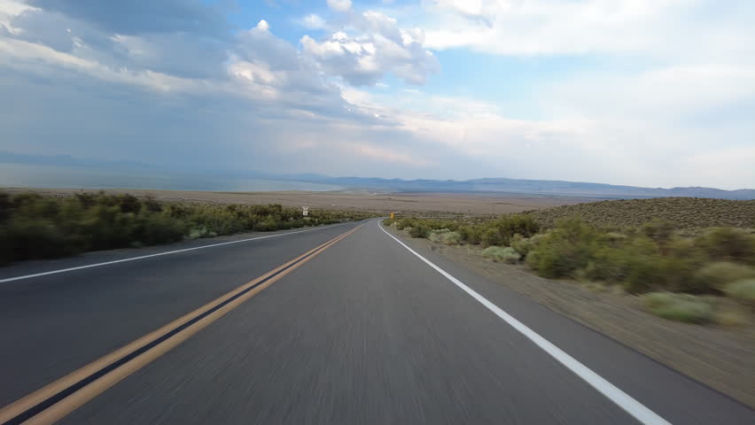 Mono Lake South Tufa Off Road Driving Plate 01 Driving Plate California USA