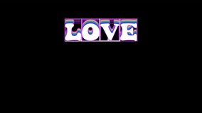 Colorful layered LOVE animation video - Powered by Shutterstock - Get 15% off with code: PIKWIZARD15