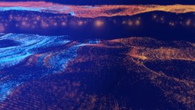 A mesmerizing display of abstract data visualization, showcasing a dynamic network with vibrant colors and intricate patterns, perfect for illustrating technology and innovation. - Powered by Shutterstock - Get 15% off with code: PIKWIZARD15