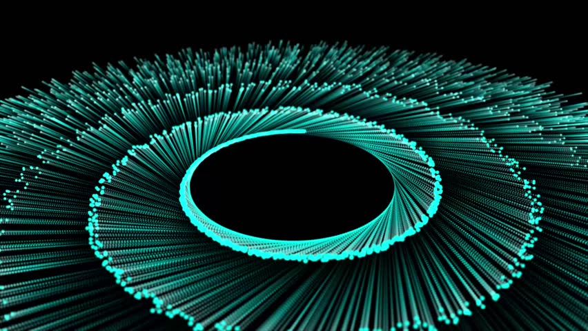 Digital Particle Spiral Abstract Data Tunnel Background. - Powered by Shutterstock - Get 15% off with code: PIKWIZARD15