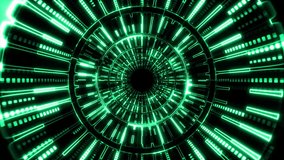 Seamless Loop Green Digital HUD Tunnel Background. - Powered by Shutterstock - Get 15% off with code: PIKWIZARD15