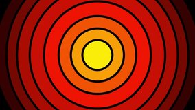 A striking illustration featuring a radiant circular sun design with bold concentric rings, creating a powerful visual of warmth and energy in vivid orange and red hues. - Powered by Shutterstock - Get 15% off with code: PIKWIZARD15