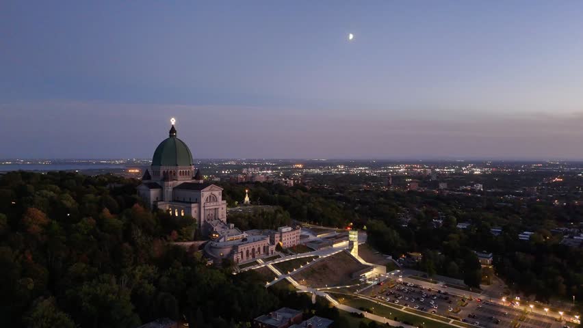 Sunset city-scape of St. Joseph